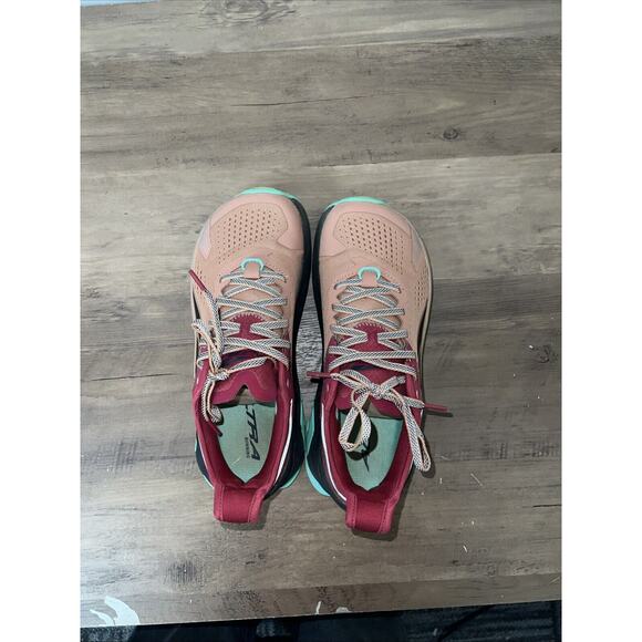 ALTRA Women's Olympus 5 Low Trail Hiking/Running Shoes Brown/Red Size 8 - Picture 5 of 8